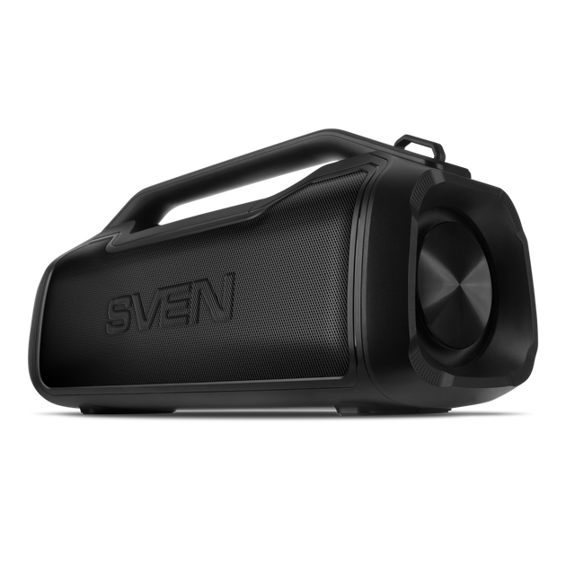 Портативная Bluetooth-колонка SVEN PS-390 50 Вт IPX5 с RGB-подсветкой черная - изображение 4