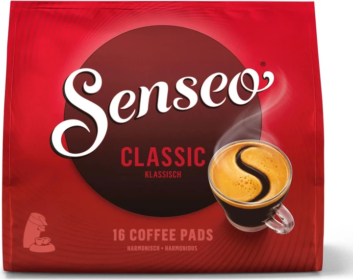 Кофе в чалдах Senseo Classic 16 монодоз Philips Senseo 62 мм - Фото 1 Кофе в чалдах Senseo Classic 16 монодоз Philips Senseo 62 мм - изображение 1