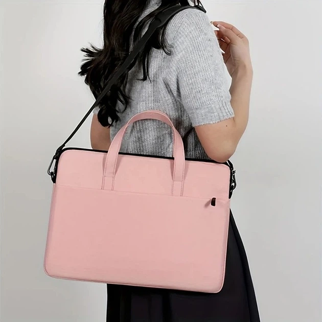 Сумка Laptop Slim Cloth Bag для Asus Vivobook S 14 S3407 Розовый - Фото 4 Сумка Laptop Slim Cloth Bag для Asus Vivobook S 14 S3407 Розовый - изображение 4
