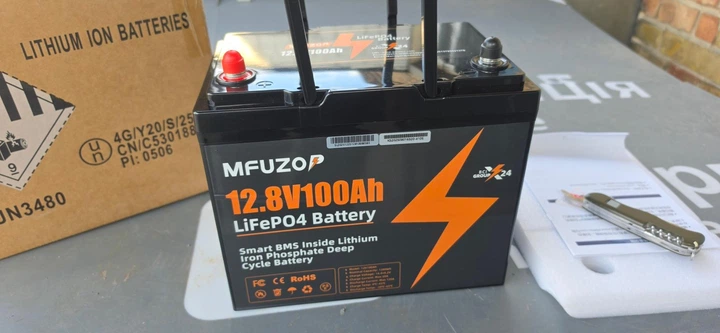 Литий-железо-фосфатный аккумулятор MFUZOP LiFePO4 12.8V 100Ah 1280Wh с BMS - изображение 4