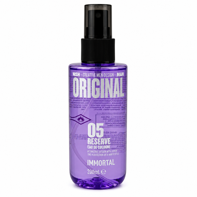 Одеколон-спрей після гоління IMMORTAL NYC ORIGINAL 05 RESERVE EAU DE COLOGNE 150 мл. - Фото 1 Одеколон-спрей після гоління IMMORTAL NYC ORIGINAL 05 RESERVE EAU DE COLOGNE 150 мл. - зображення 1