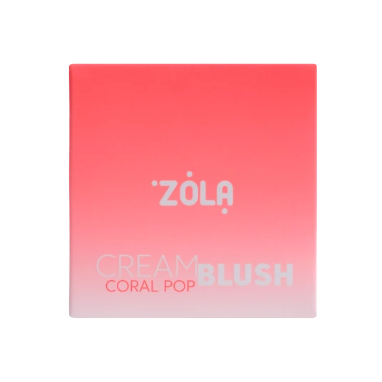 Кремові рум'яна ZOLA Cream Blush Coral Pop - Фото 4 Кремові рум'яна ZOLA Cream Blush Coral Pop - зображення 4