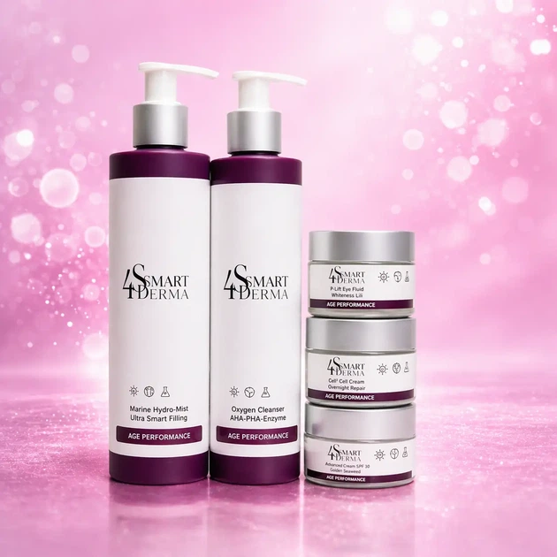 Комплексный антивозрастной набор ухода для лица Smart4Derma Age Performance лифтинг SPF 30 5 средств - Фото 3 Комплексный антивозрастной набор ухода для лица Smart4Derma Age Performance лифтинг SPF 30 5 средств - изображение 3