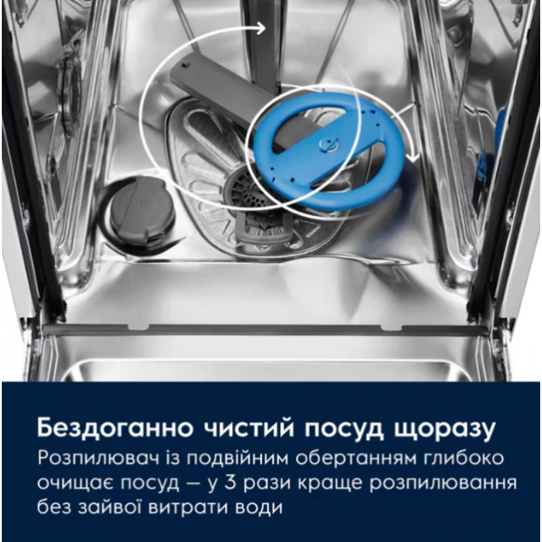 Посудомийна машина вбудована ELECTROLUX EEM48221L - Фото 6 Посудомийна машина вбудована ELECTROLUX EEM48221L - изображение 6