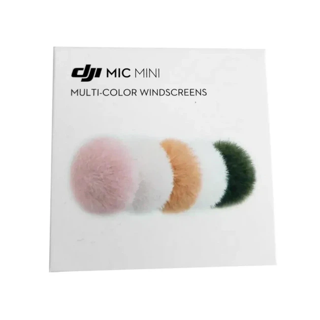 Набор разноцветных ветрозащитных экранов для микрофона DJI Mic Mini Multi-Color Windscreens 5 шт - изображение 4