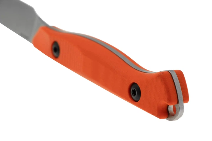 Ніж Benchmade Flyway, компактний ультралегкий, лезо Plain Stonewashed CPM-154, руківя Orange G10, США, 15700 - изображение 5