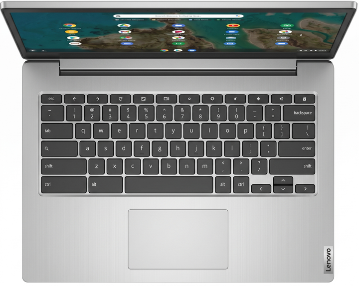 Ноутбук 14" Lenovo IdeaPad 3 CB 14IGL05 Intel Celeron N4020 RAM 8GB eMMC 64GB 10год батарея Chrome OS (UKR) (102111476) - Уцінка - Фото 4 Ноутбук 14" Lenovo IdeaPad 3 CB 14IGL05 Intel Celeron N4020 RAM 8GB eMMC 64GB 10год батарея Chrome OS (UKR) (102111476) - Уцінка - зображення 4