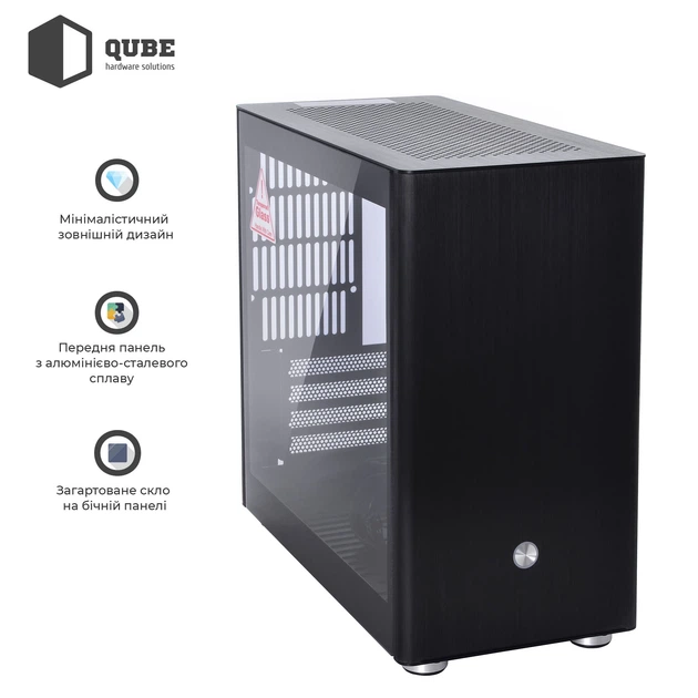 Корпус QUBE V9 Black (QBV9M_WBNU3) - зображення 3