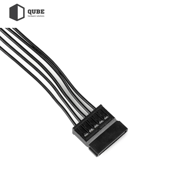 Блок живлення QUBE 750W 80+ Bronze Semi-Modular QBC-CSB-750W-80Bulk - зображення 5