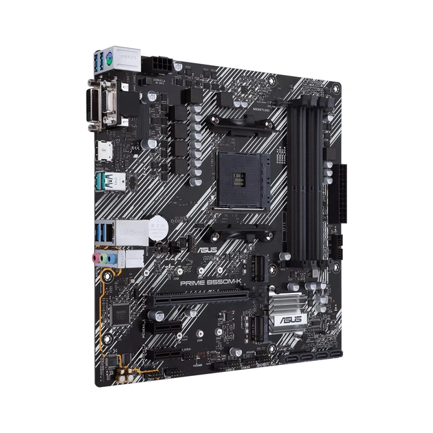 Материнская плата ASUS PRIME B550M-K (sAM4, AMD B550, DDR4, mATX) - изображение 5