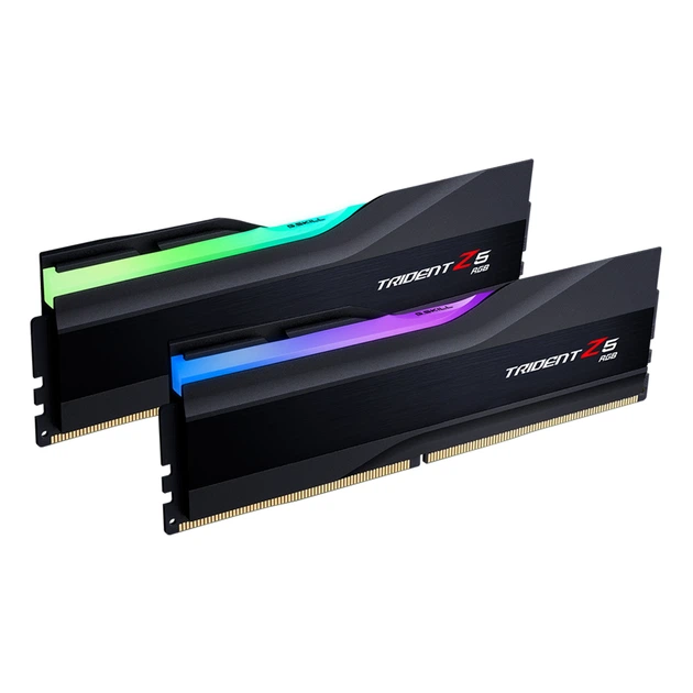 Модуль пам'яті G.Skill Trident Z5 RGB Black DDR5-6000 32GB (2x16GB) CL32-38-38-96 1.35V - Фото 1 Модуль пам'яті G.Skill Trident Z5 RGB Black DDR5-6000 32GB (2x16GB) CL32-38-38-96 1.35V - зображення 1