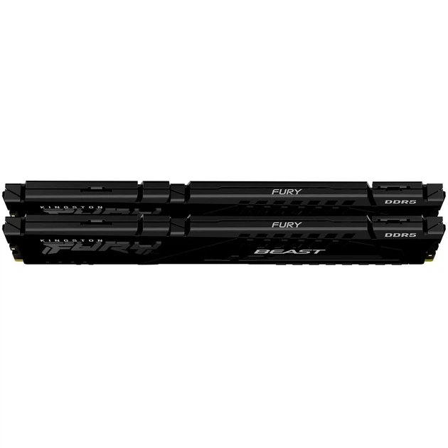 Модуль памяти Kingston Fury Beast Black DDR5-6000 16GB (2x8GB) (KF560C30BBEK2-16) - Фото 3 Модуль памяти Kingston Fury Beast Black DDR5-6000 16GB (2x8GB) (KF560C30BBEK2-16) - изображение 3