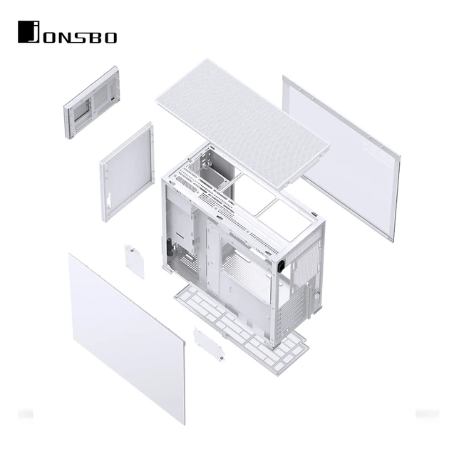 Корпус JONSBO D41 MESH SC White - зображення 11