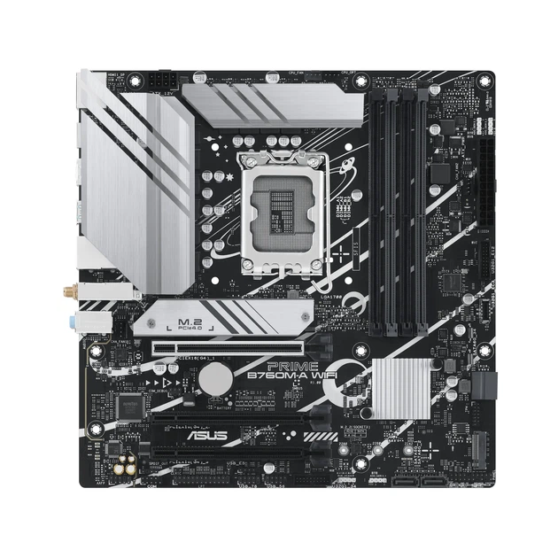 Материнська плата ASUS PRIME B760M-A WIFI (s1700, Intel B760, DDR5, mATX) - зображення 3