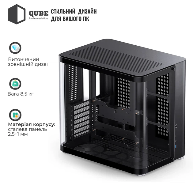 Корпус JONSBO TK-2 Black - изображение 3