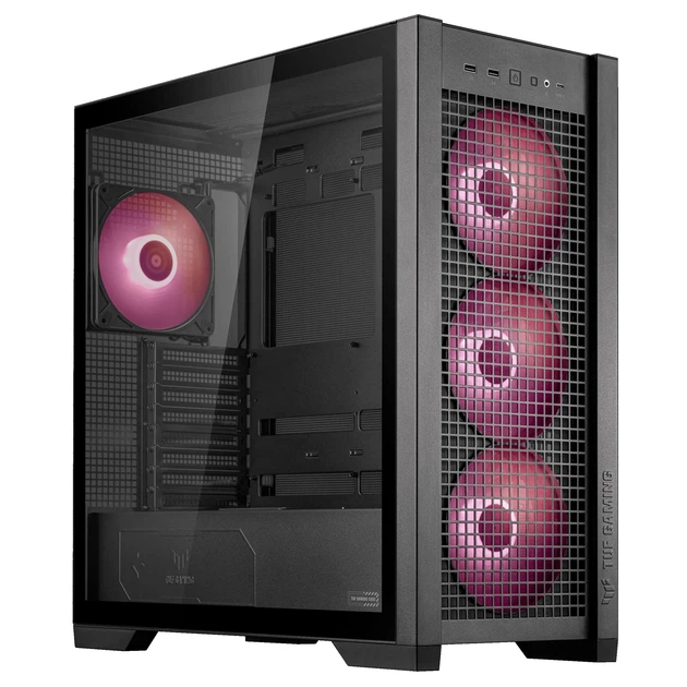 Корпус ASUS TUF Gaming GT302 ARGB Black (90DC00I0-B19000) - изображение 3