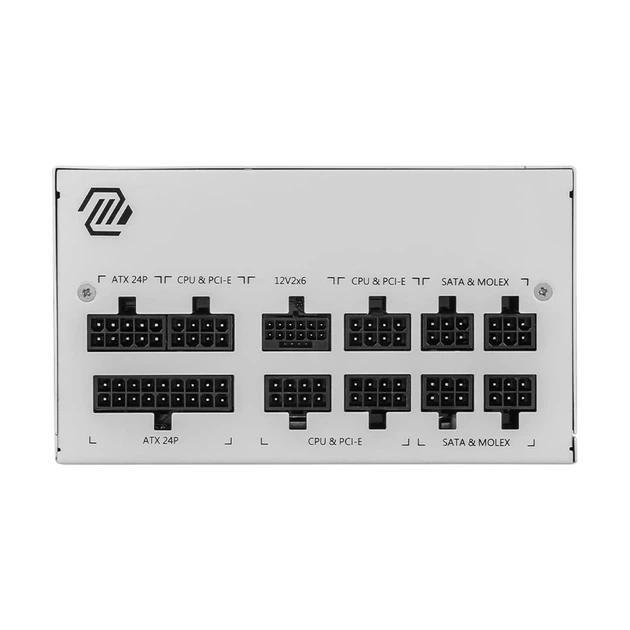 Блок живлення MSI MAG A850GL PCIE5 WHITE 850W 80 PLUS Gold - зображення 4