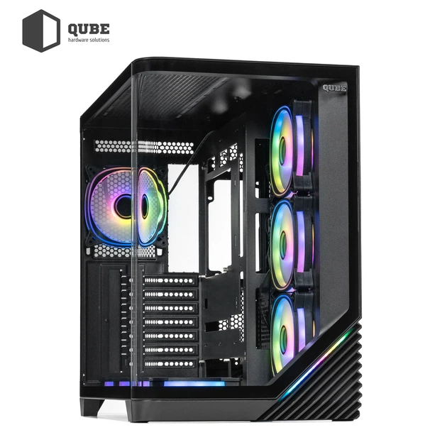 Корпус QUBE Mirage Black (MIRAGE_GBNU3) - зображення 7