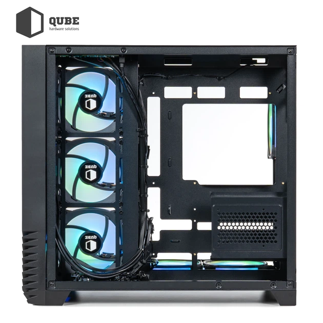 Корпус QUBE Mirage Black (MIRAGE_GBNU3) - зображення 9