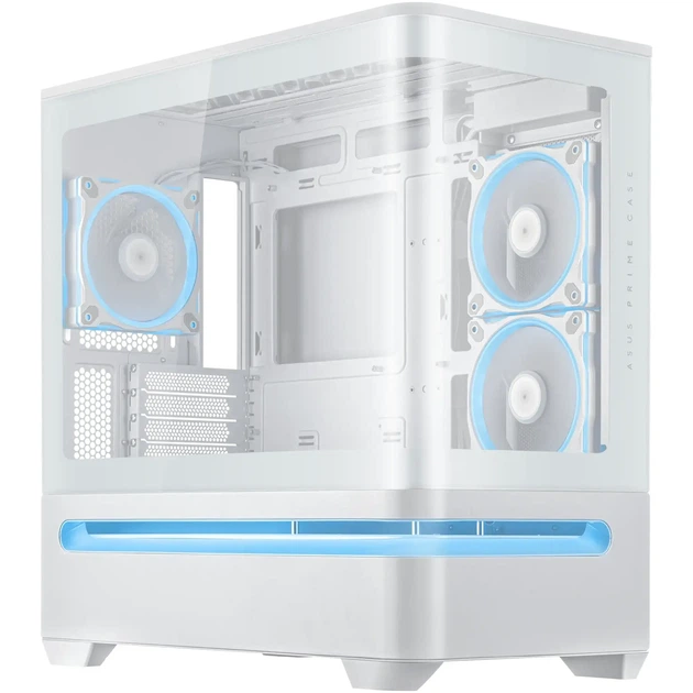 Корпус ASUS PRIME AP202 TG ARGB White (90DC00P3-B19000) - Фото 1 Корпус ASUS PRIME AP202 TG ARGB White (90DC00P3-B19000) - изображение 1