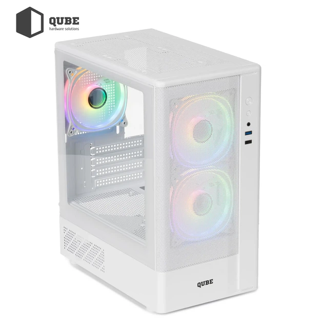 Корпус QUBE GEON ARGB White (GEON_GWNU3) - изображение 9