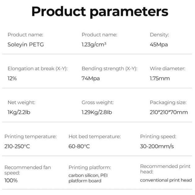 PETG Filament (пластик) для 3D принтера CREALITY Soleyin 1кг, 1.75мм, молочно-чайный (3301030165) - Фото 7 PETG Filament (пластик) для 3D принтера CREALITY Soleyin 1кг, 1.75мм, молочно-чайный (3301030165) - изображение 7