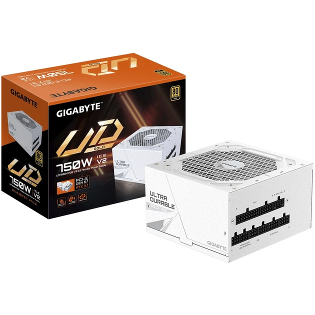 Блок питания GIGABYTE UD750GM PG5 ICE 750W 80+ Gold (GP-UD750GM PG5 ICE) - изображение 7