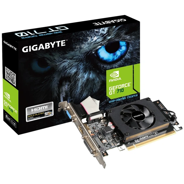 Відеокарта GIGABYTE Nvidia GeForce GT710 2GB D3 (GV-N710D3-2GL) - зображення 5