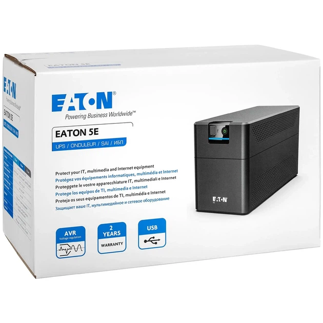 ИБП (UPS) Eaton 5E1200UD 1200VA (5E1200UD) - Фото 4 ИБП (UPS) Eaton 5E1200UD 1200VA (5E1200UD) - изображение 4