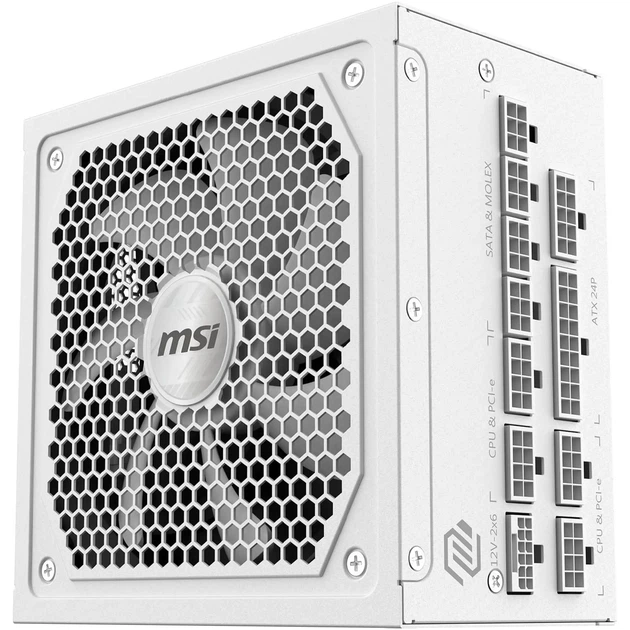 Блок питания MSI MAG A1000GL PCIE5 WHITE - изображение 4