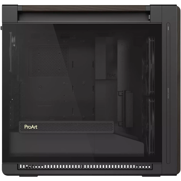 Корпус ASUS ProArt PA602 Wood Edition - Tempered Glass Panel Modern Black (90DC00J0-B09030) - Фото 8 Корпус ASUS ProArt PA602 Wood Edition - Tempered Glass Panel Modern Black (90DC00J0-B09030) - изображение 8