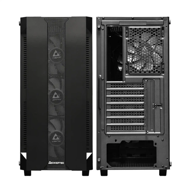 Корпус CHIEFTEC Gaming Hunter Tempered Glass Edition (GS-01B-OP) - зображення 10