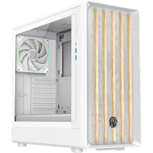 Корпус Gamemax CLAW 460 WOOD WHITE - зображення 2