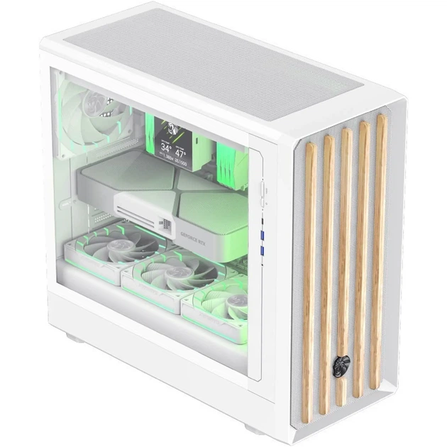 Корпус Gamemax CLAW 460 WOOD WHITE - зображення 3