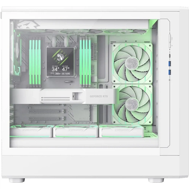 Корпус Gamemax CLAW 460 WOOD WHITE - зображення 10