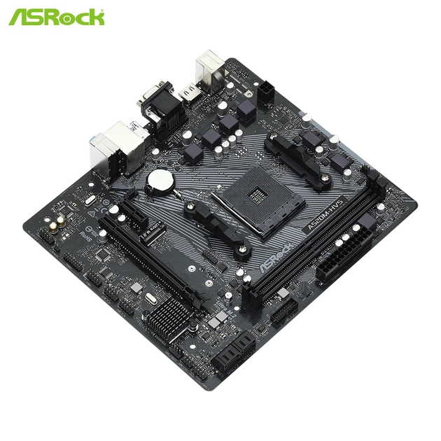 Материнська плата ASRock A520M-HVS (sAM4, AMD A520, DDR4, mATX) - зображення 4