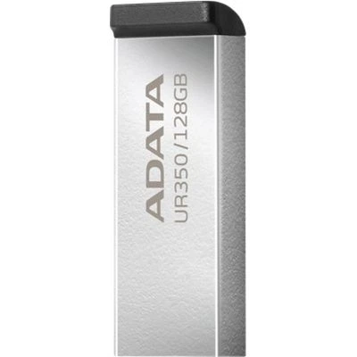 USB флеш накопитель ADATA 128GB UR 350 Silver/Black USB 3.2 (UR350-128G-RSR/BK) - изображение 4