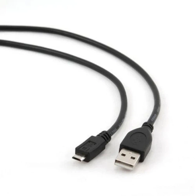 Кабель USB 2.0 AM - microUSB (5P), 0.5 м, черный, Cablexpert (CCP-MUSB2-AMBM-0.5M) - Фото 1 Кабель USB 2.0 AM - microUSB (5P), 0.5 м, черный, Cablexpert (CCP-MUSB2-AMBM-0.5M) - изображение 1