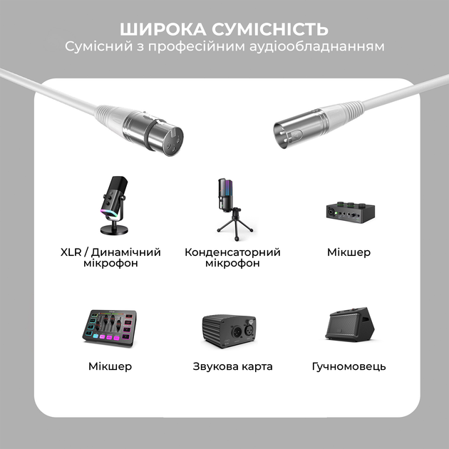 XLR-кабель Fifine L9CW - изображение 6