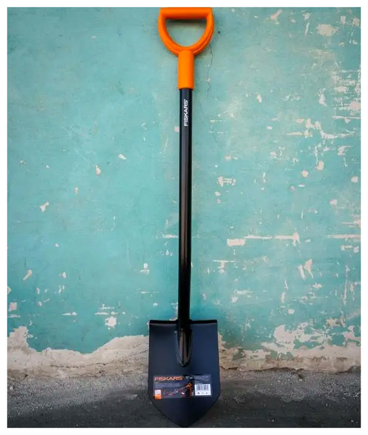 Штыковая лопата 117 см сталь для сада Fiskars CS-0074 - Фото 5 Штыковая лопата 117 см сталь для сада Fiskars CS-0074 - изображение 5