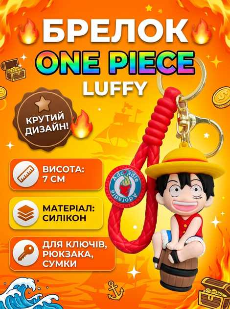 Ван Пис брелок One piece Большой куш манга Монки Д. Луффи Luffy Monkey Соломенная шляпа на бочке брелок для ключей One piece_94 6a405458 - Фото 1 Ван Пис брелок One piece Большой куш манга Монки Д. Луффи Luffy Monkey Соломенная шляпа на бочке брелок для ключей One piece_94 6a405458 - изображение 1
