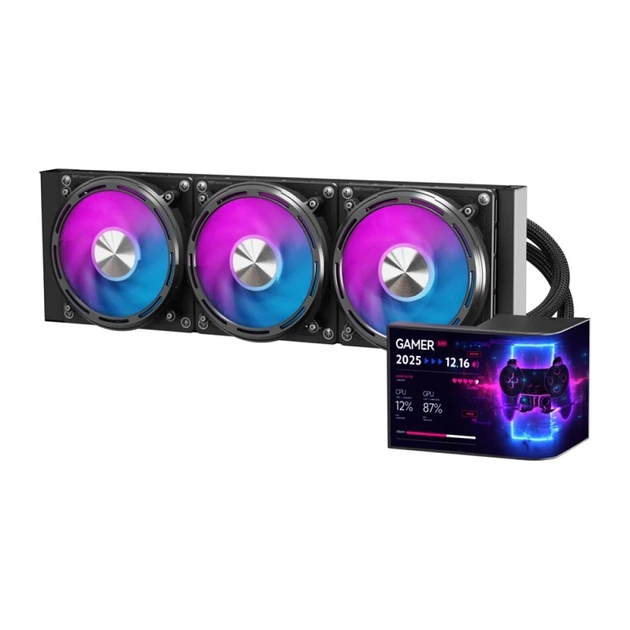 Охлаждение CPU DARKFLASH UV360 Black (UV360) - изображение 2