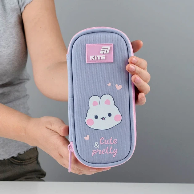 Пенал школьный Kite Pretty Nice K26-662-18, 1 отделение, резинки для фиксации канцелярии - изображение 6