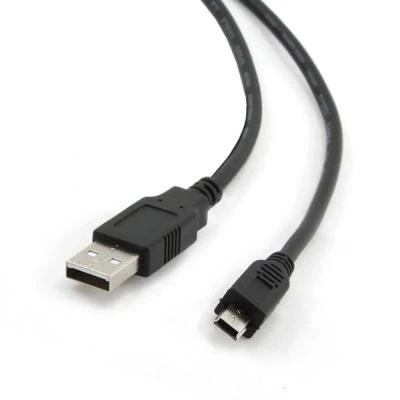 Кабель USB 2.0 AM - miniUSB (5P), 1.8 м, черный, Cablexpert (CCP-USB2-AM5P-6) - Фото 1 Кабель USB 2.0 AM - miniUSB (5P), 1.8 м, черный, Cablexpert (CCP-USB2-AM5P-6) - изображение 1