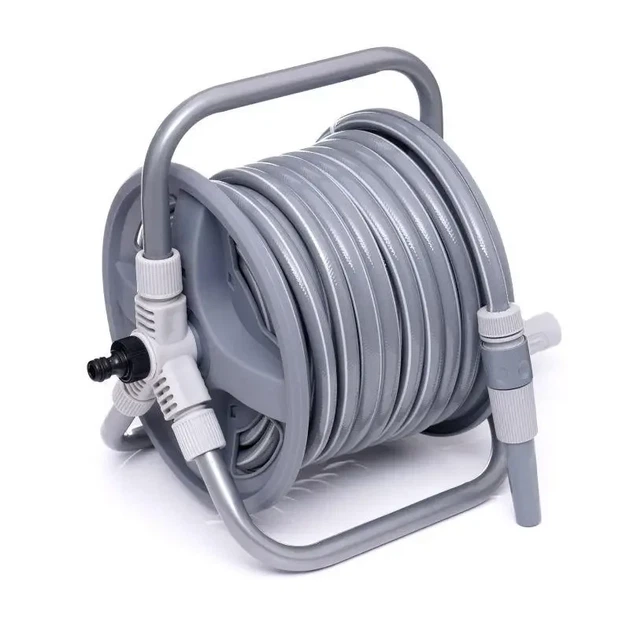 Катушка для садового шланга Kraft&Dele KD2079 20 м + 2 м 1/2" (KD2079) - Фото 6 Катушка для садового шланга Kraft&Dele KD2079 20 м + 2 м 1/2" (KD2079) - изображение 6