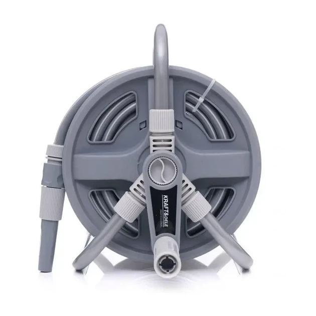 Катушка для садового шланга Kraft&Dele KD2079 20 м + 2 м 1/2" (KD2079) - Фото 8 Катушка для садового шланга Kraft&Dele KD2079 20 м + 2 м 1/2" (KD2079) - изображение 8