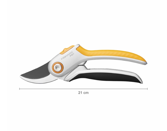 Площинний секатор суцільнометалевий Fiskars Plus P531 (1057168) - зображення 2