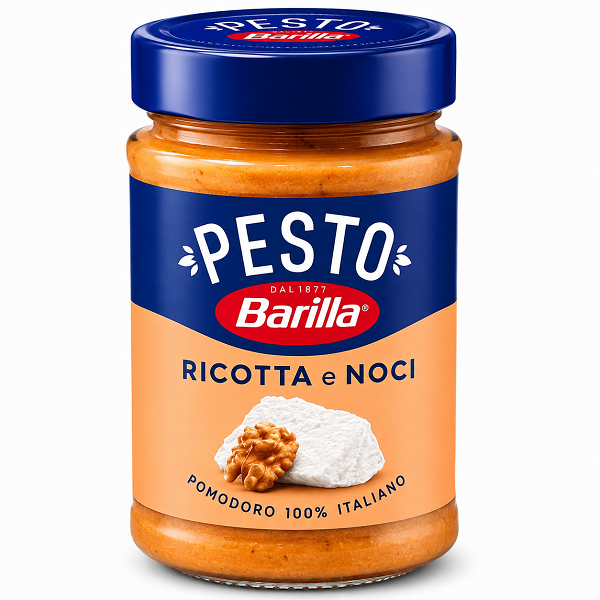 Соус Pesto Barilla Riccota e Noci 190 г - Фото 1 Соус Pesto Barilla Riccota e Noci 190 г - изображение 1