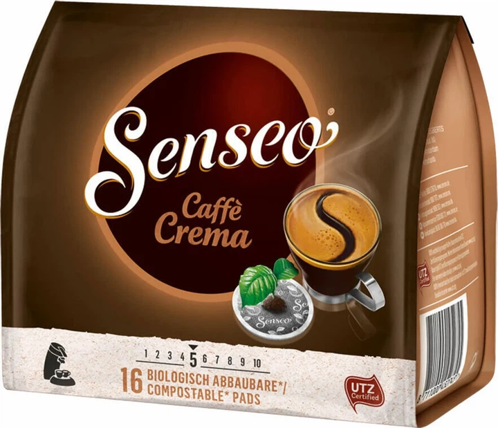 Кофе в чалдах Senseo Cafe Crema 8 монодоз Philips Senseo 62 мм - изображение 2
