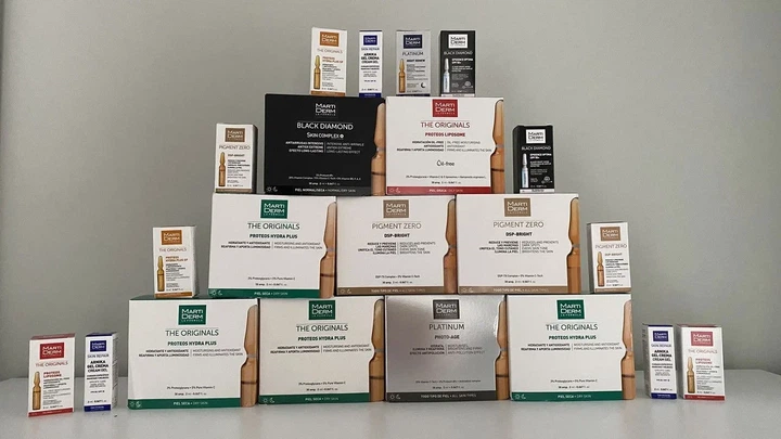 Ампули PROTEOS HYDRA PLUS SP, Marti Derm, для освітлення і зволоження, 5 по 2 мл - Фото 4 Ампули PROTEOS HYDRA PLUS SP, Marti Derm, для освітлення і зволоження, 5 по 2 мл - зображення 4